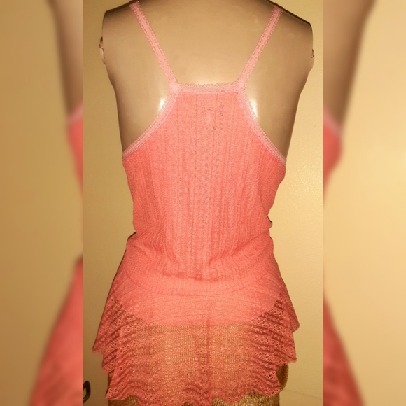Buffalo David Britton Lace Raceback Halter Top - Picture 7 of 8